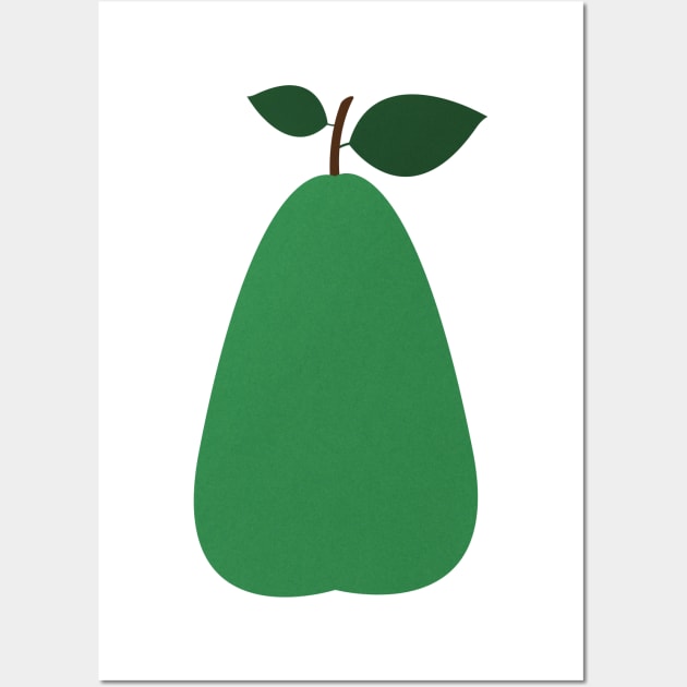 Green Pear Wall Art by Rosi Feist